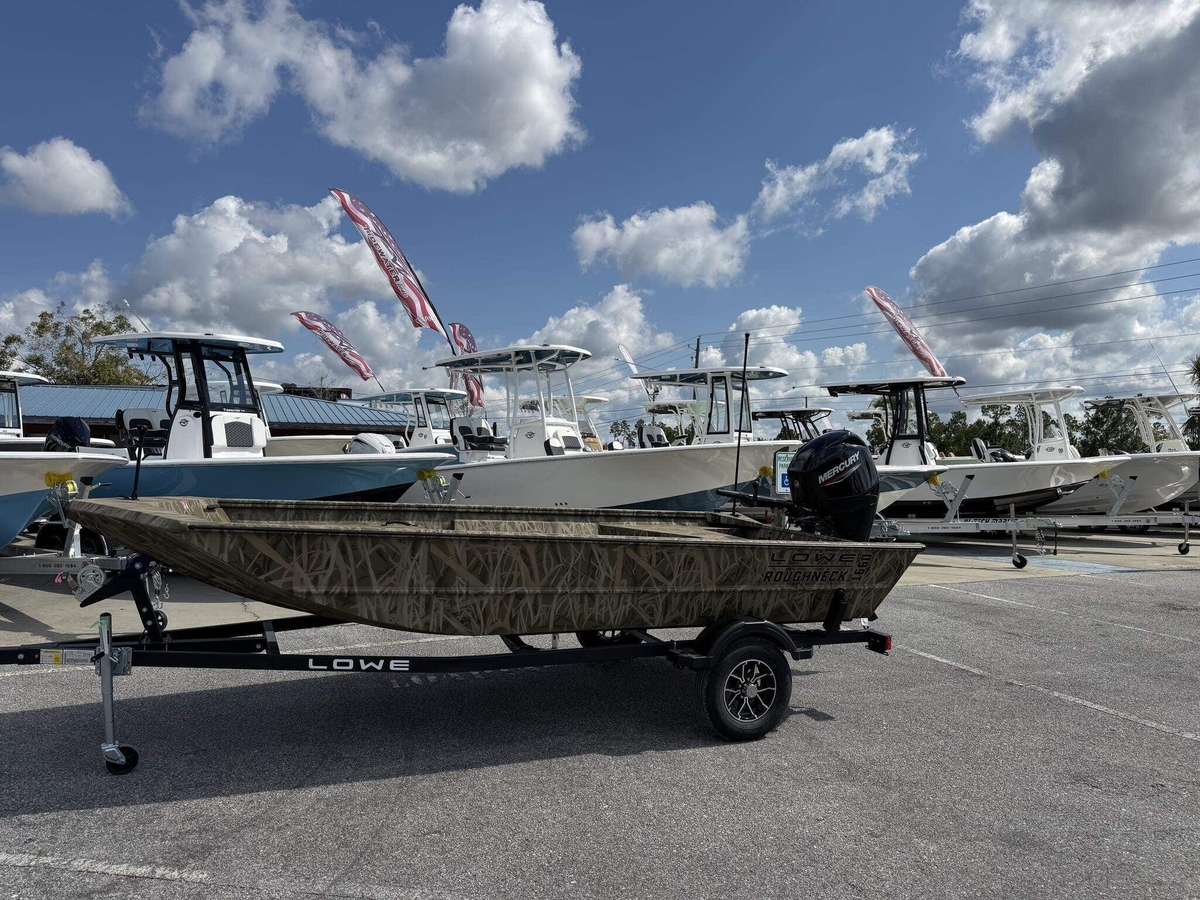 2026 Lowe Roughneck Tiller 1660 Deluxe - Sold Boat