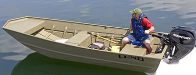 BOATZON | Lund 1240 Jon Boat Tiller 2025