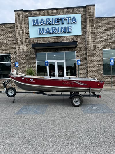 BOATZON | Lund Pike Hunter wShore Lander AMR2 Single Axle Trailer and No Engine 2021