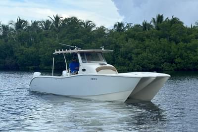 BOATZON | Mamba 350 HydrofoilAssisted Catamaran Insetta 35IFC 2009