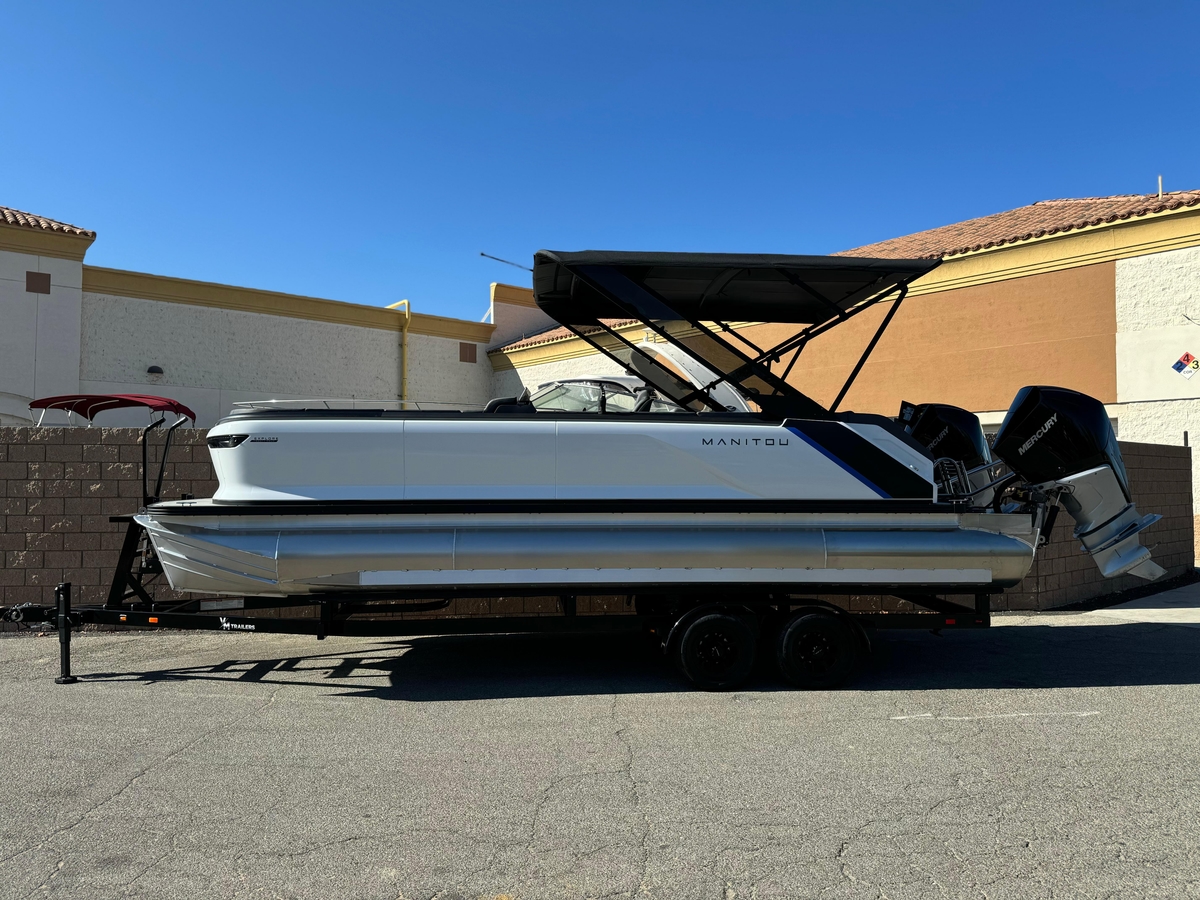 2025 Manitou Explore 24 Switchback Dual SHP With Trifold Bench - Sold Boat