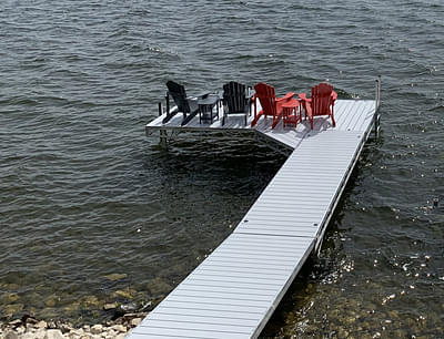 BOATZON | Paradise Grey Aluminum Dock 2025