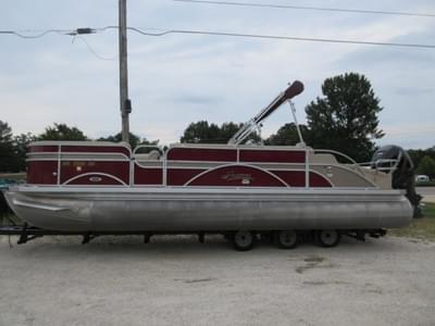 BOATZON | PLAYCRAFT HAMPTON 24 TRITOON  MERCURY 200 HP 4STROKE OUTBOARD 2016