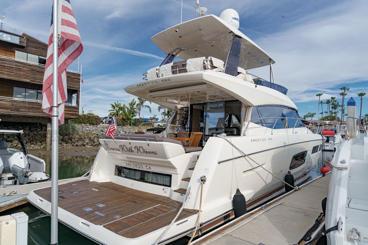 2018 Prestige 560 - Sold Boat