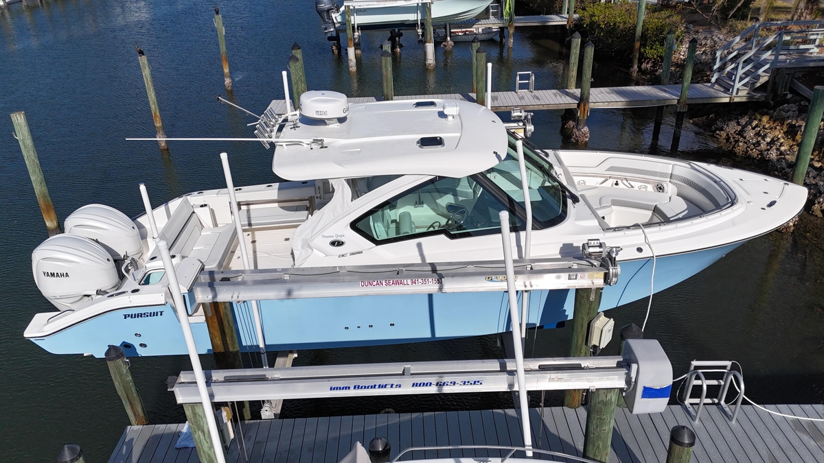 2023 Pursuit DC 326 Dual Console LOADED w/ ONLY 105 HOURS - Sold Boat