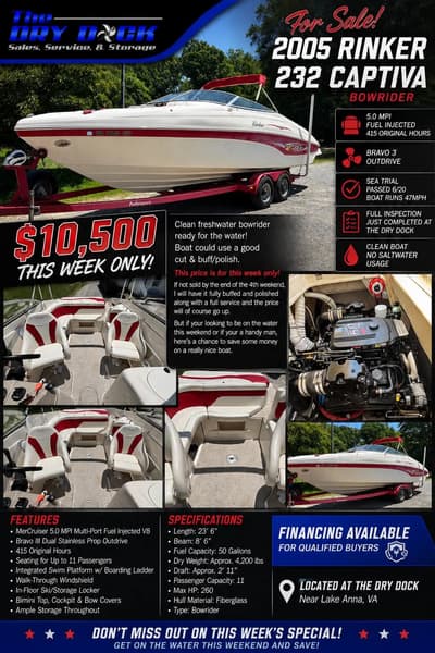 BOATZON | Rinker 232 Captiva 2003