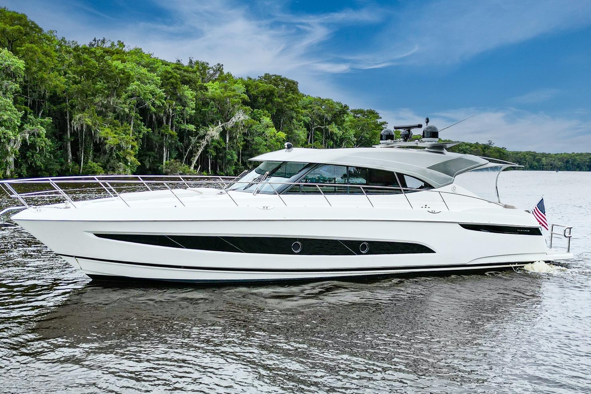2021 Riviera 5400 Sport Yacht Platinum Edition - Sold Boat
