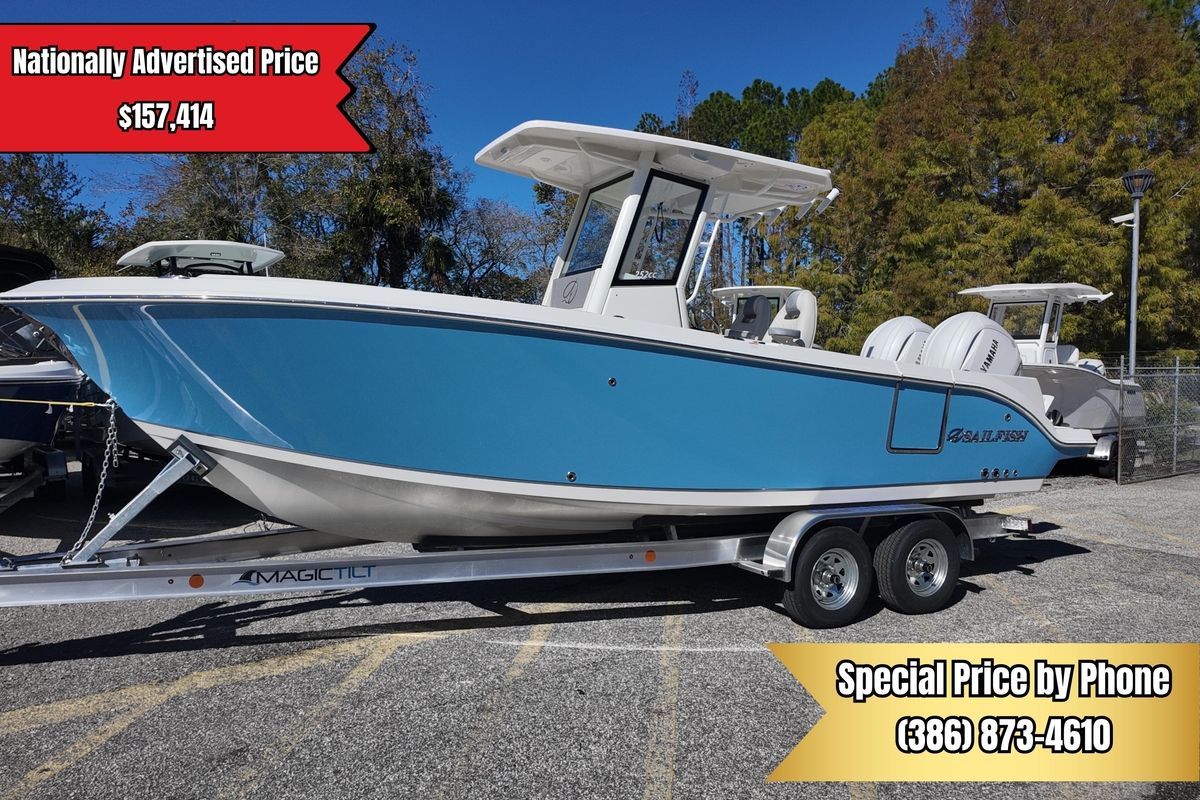 2026 Sailfish 252 CC - Sold Boat