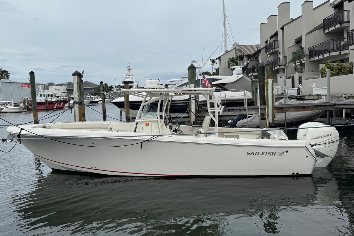 2022 Sailfish 320 CC - Sold Boat