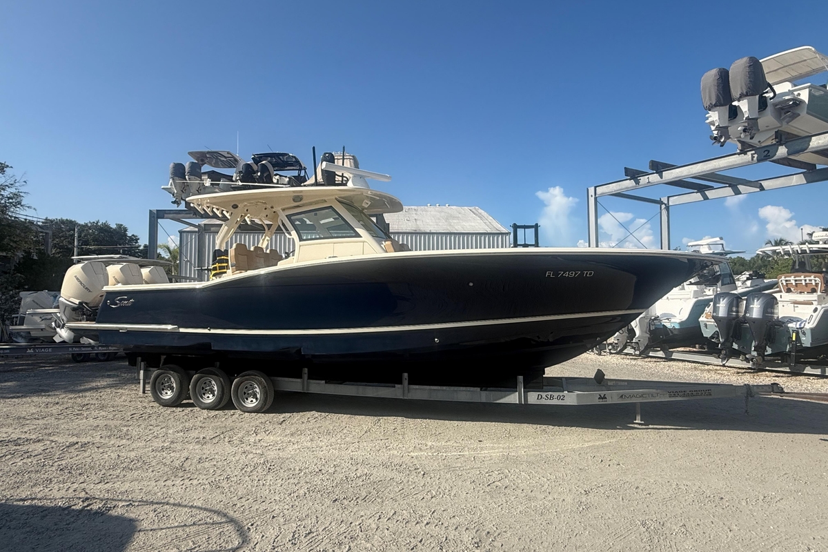 2022 Scout 355 LXF - Sold Boat