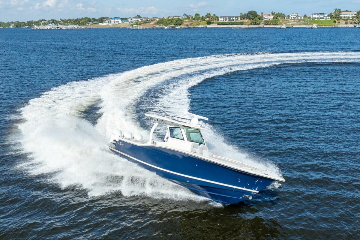 2023 Scout 355 LXF - Sold Boat