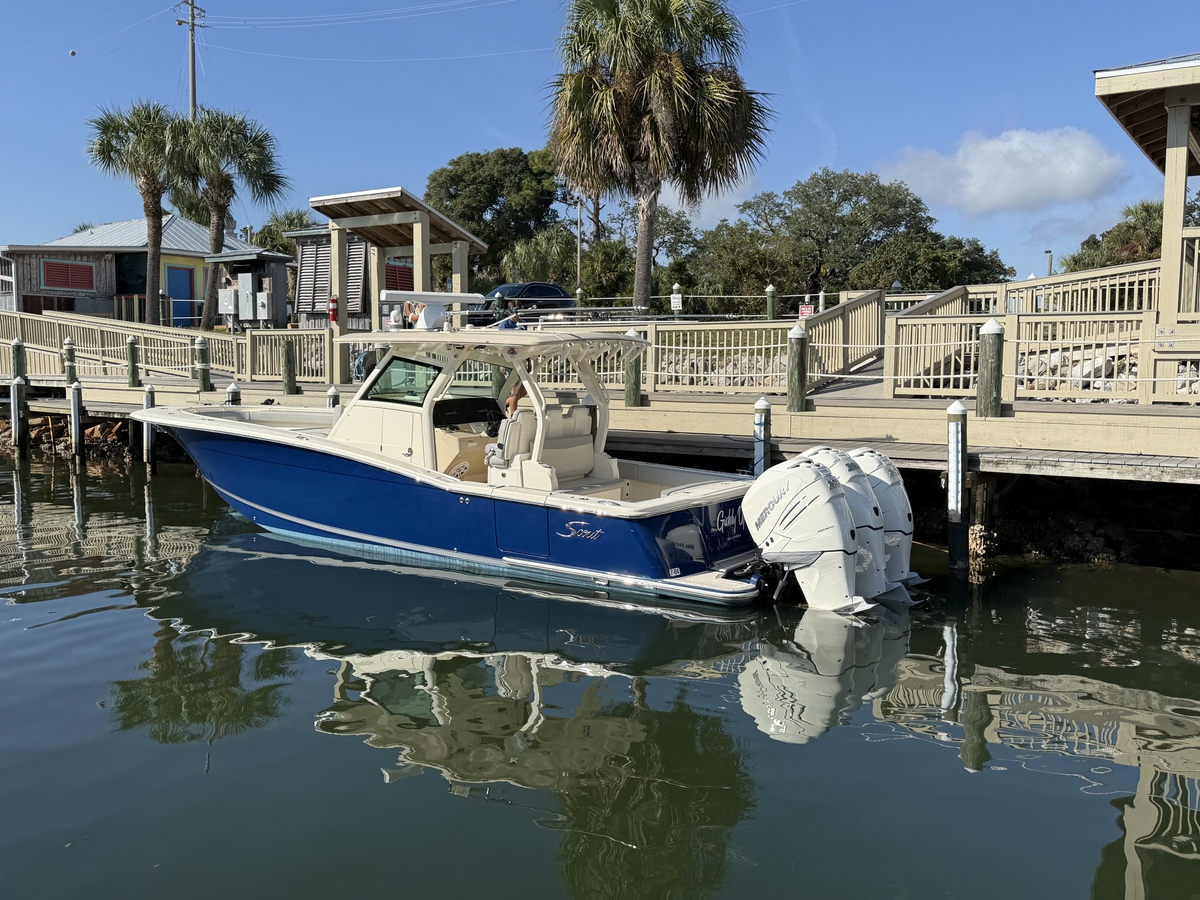 2019 Scout 355 LXF CC - Sold Boat