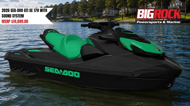 2026 Sea-Doo GTI SE 170 WITH SOUND SYSTEM - Sold Boat
