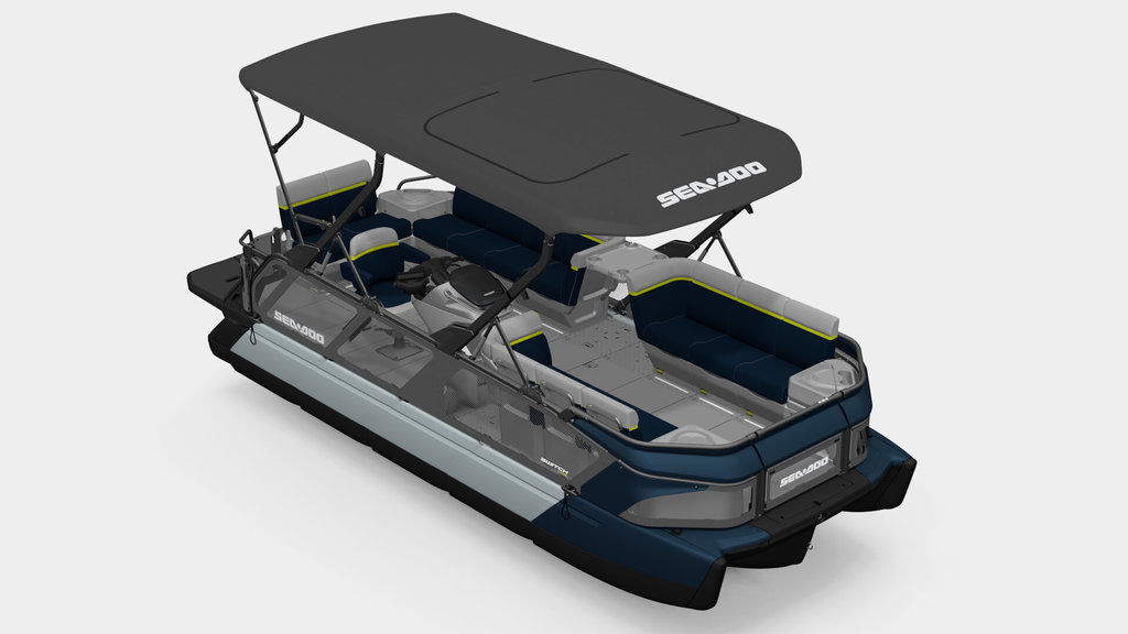 2026 Sea-Doo Switch Cruise Limited 21  300 hp  Double Bimini Galvanized - Sold Boat
