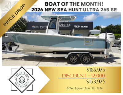 BOATZON | Sea Hunt Ultra 265SE 2026