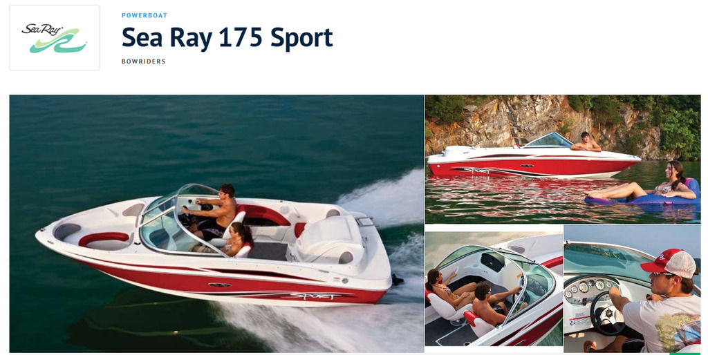 2008 Sea Ray 175 Sport w Trailer - Sold Boat