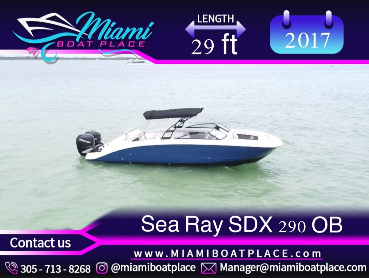 Sea Ray SDX 290 Outboard 2017