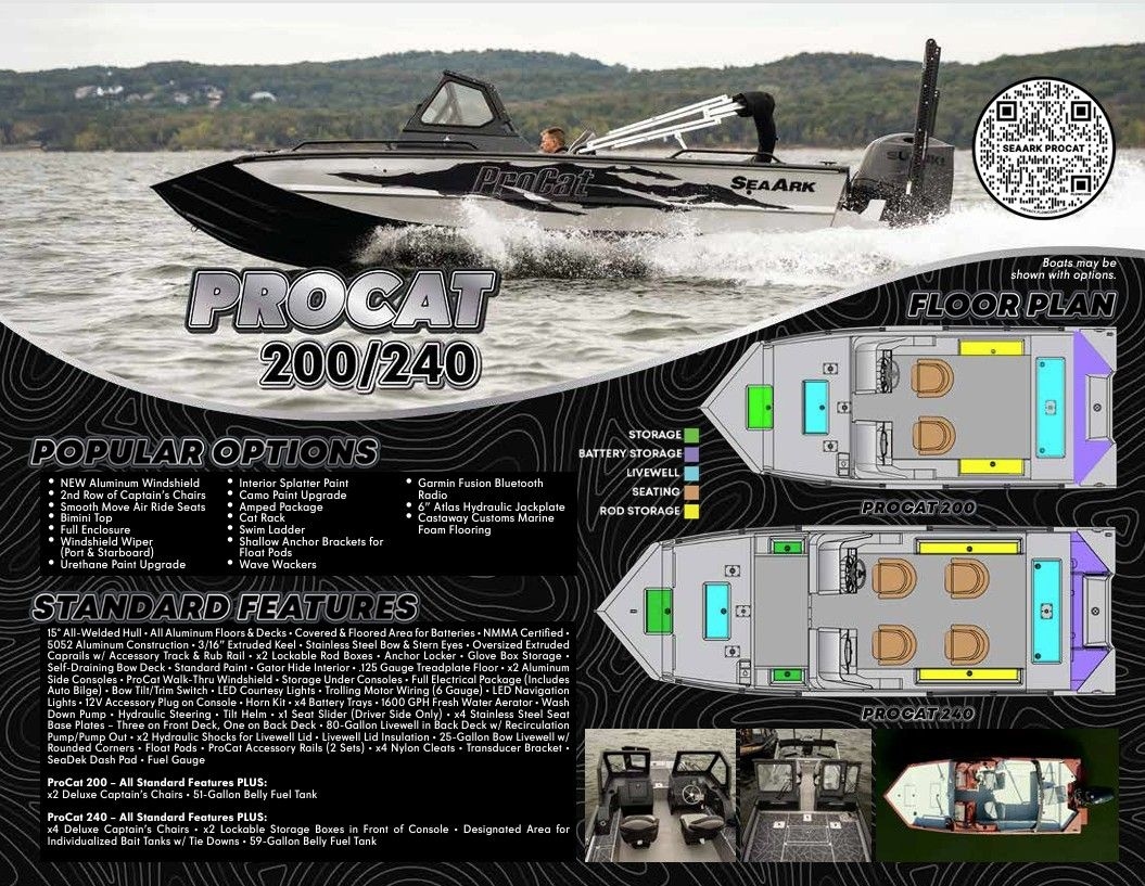 2027 SeaArk Pro Cat 240 - Sold Boat