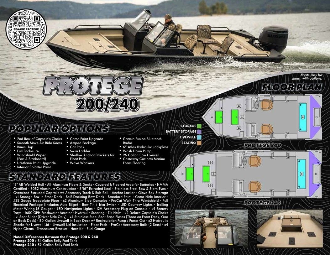 2027 SeaArk Protege 240 - Sold Boat