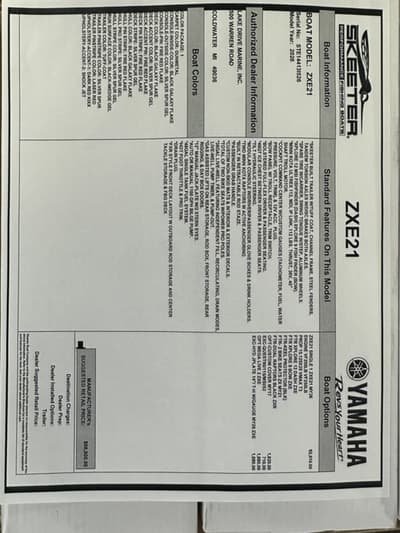BOATZON | Skeeter ZXE21 2026