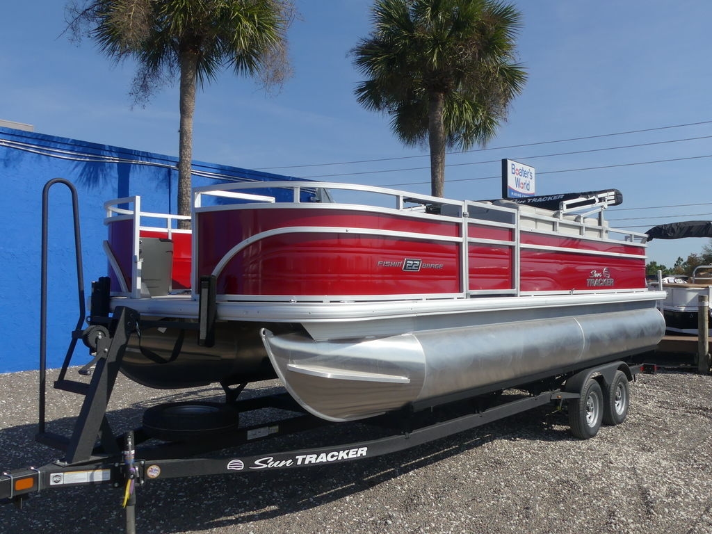 2026 Sun Tracker Fishin Barge 22 DLX - Sold Boat