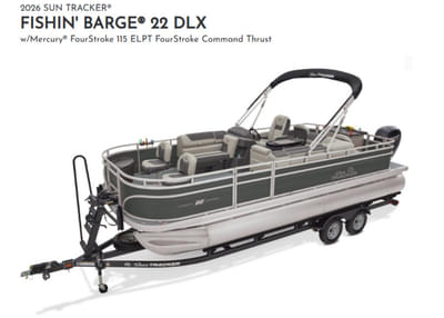 BOATZON | Sun Tracker Fishin Barge 22 DLX 2026