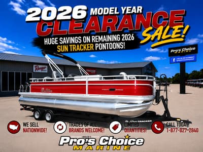 BOATZON | Sun Tracker Fishin Barge 22 DLX w115HP ProXS 4 Stroke 2026