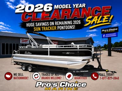 BOATZON | Sun Tracker Fishin Barge 22 DLX w115HP ProXS 4 Stroke 2026