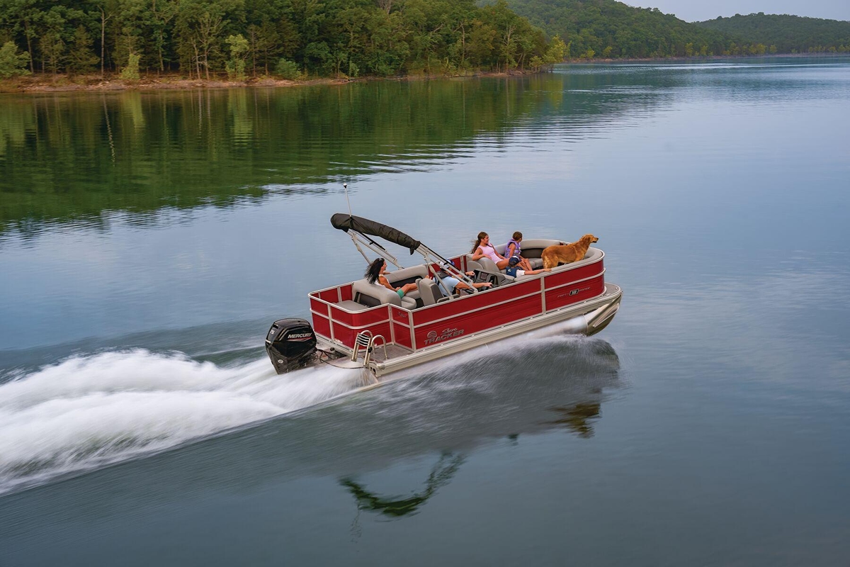 2027 Sun Tracker Party Barge 18 DLX - Sold Boat