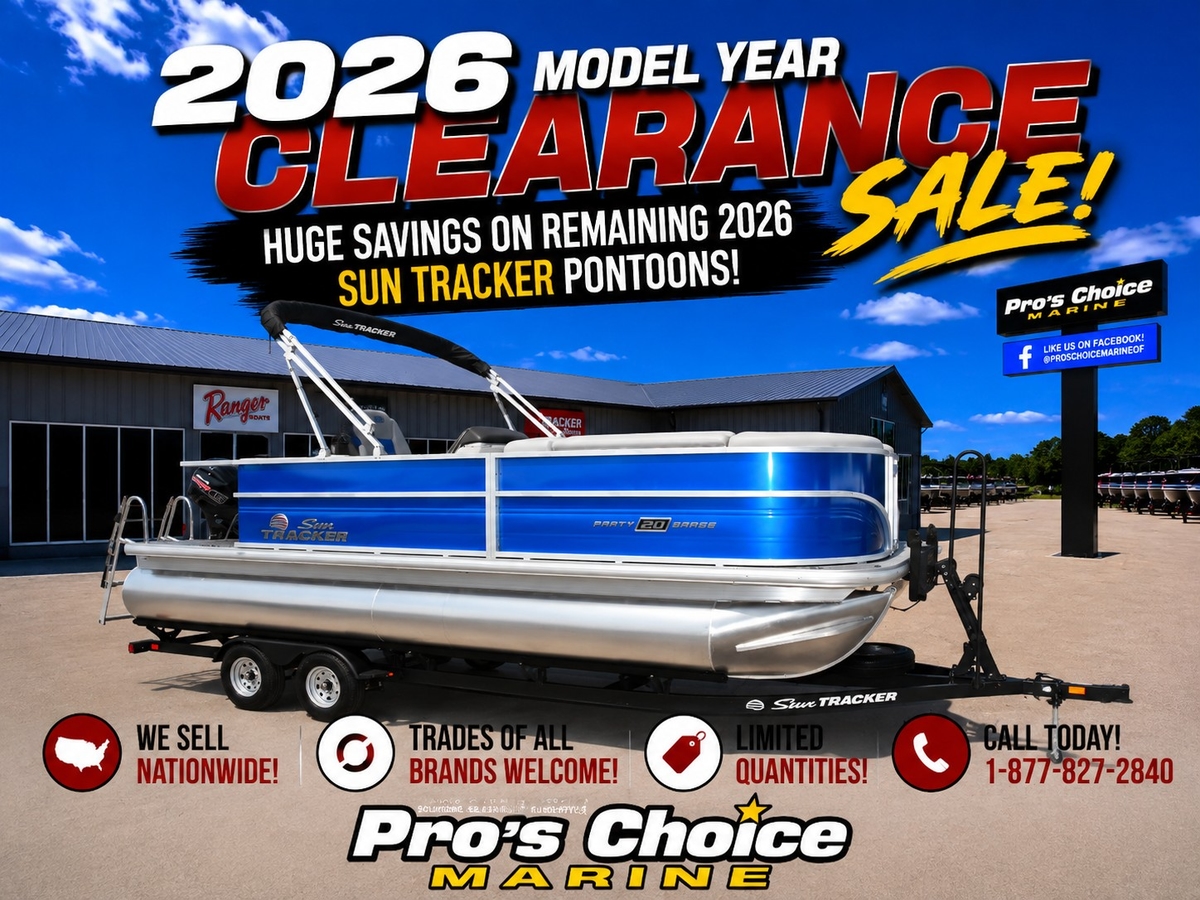 2026 Sun Tracker Party Barge 20 DLX - Sold Boat