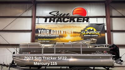 BOATZON | Sun Tracker SF 22 W Mercury 115 2023