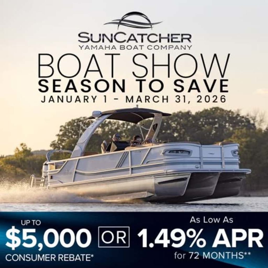 2026 SunCatcher Fusion 322SS - Sold Boat