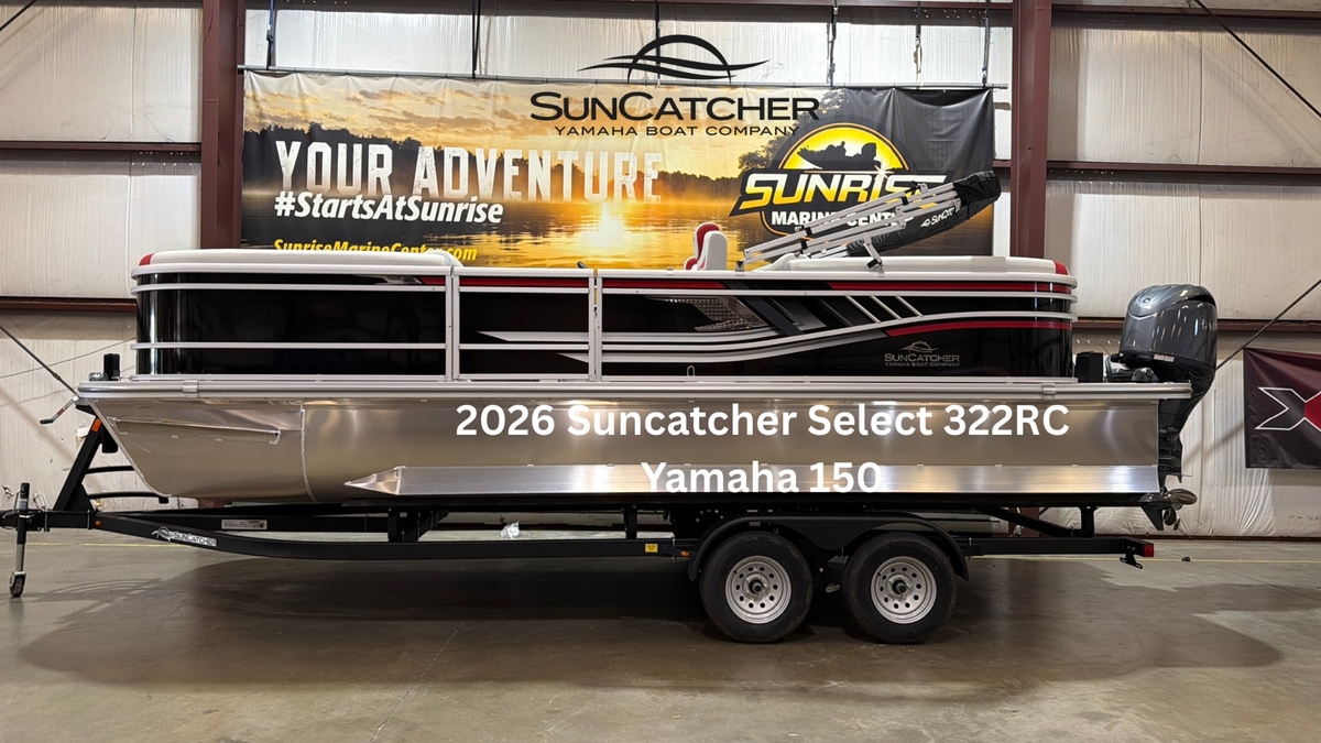 2026 SunCatcher SunCatcher Select 322RC WYamaha 150 2026 - Sold Boat