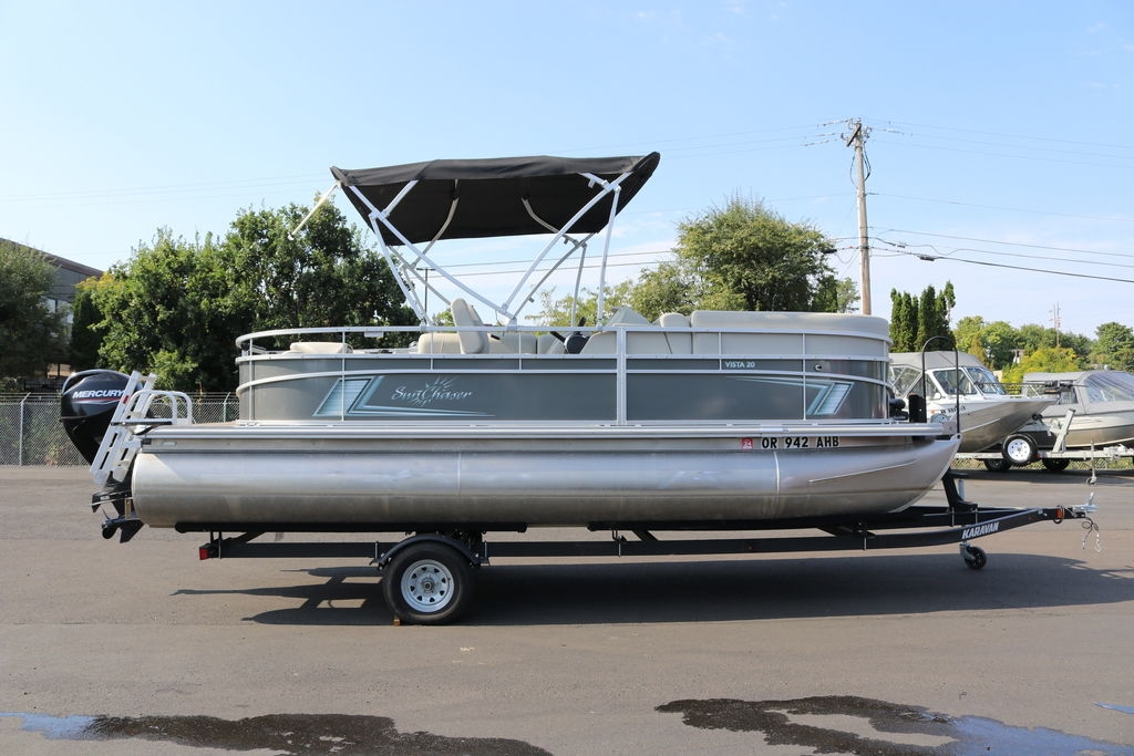 2021 SunChaser Vista Fish 20 Pontoon - Sold Boat