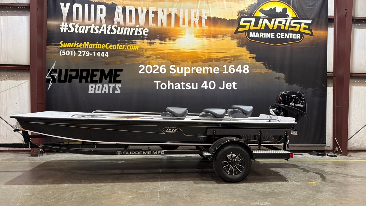 2026 Supreme Supreme 1648 W Tohatsu 35 JET 2026 - Sold Boat