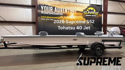 BOATZON | Supreme S52 wTohatsu 40 Jet 2026
