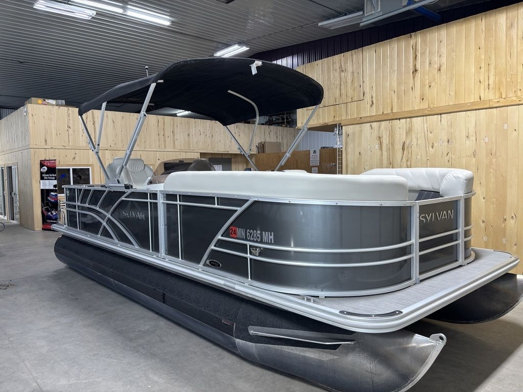 2022 Sylvan 8522 PARTY FISH 115HP VMAX BUNK TRAILER - Sold Boat