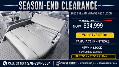 BOATZON | Sylvan Mirage 820 CLZ DH 2026