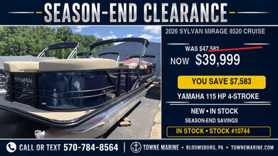 BOATZON | Sylvan Mirage 8520 Cruise 2026