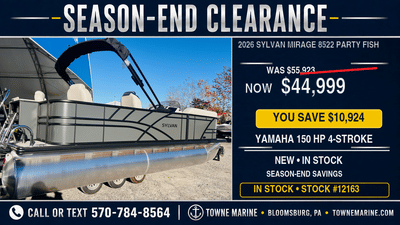 BOATZON | Sylvan Mirage 8522 Party Fish 2026