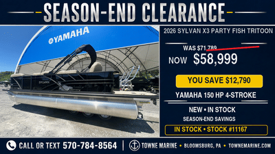 BOATZON | Sylvan X3 Party Fish Tritoon 2026