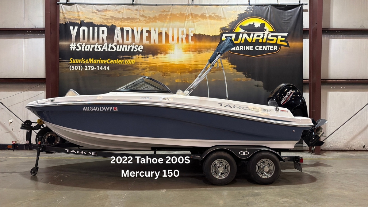 2022 Tahoe Tahoe 200 S W Mercury 150 2022 - Sold Boat