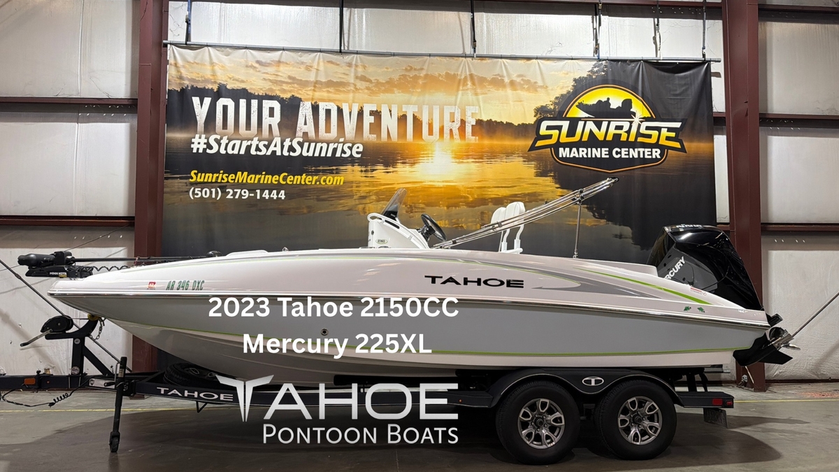 2023 Tahoe Tahoe 2150CC w Mercury 225XL 2023 - Sold Boat