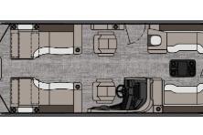 BOATZON | Tahoe Pontoon Cascade Quad Lounger Shift 2026