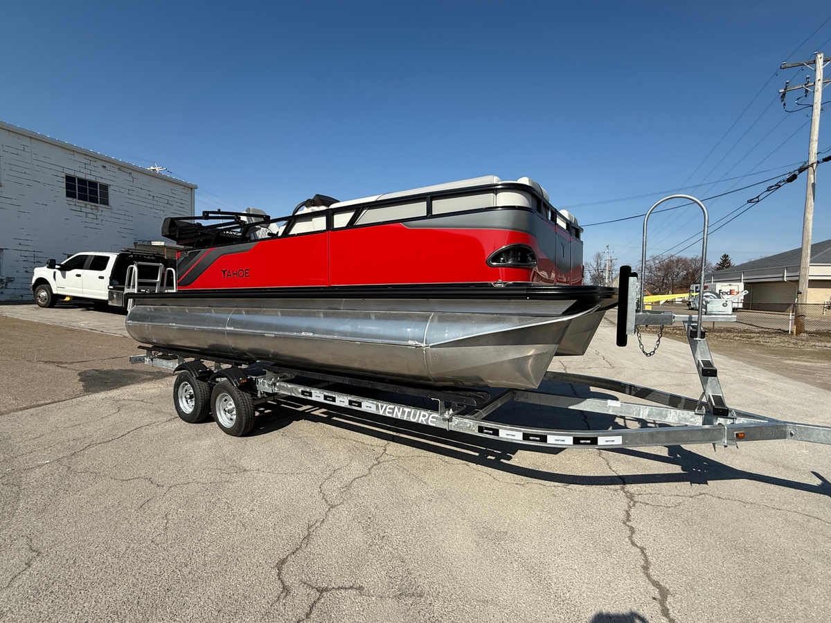 2025 Tahoe Pontoon Sport 85 Cruise Rear Bench - Sold Boat