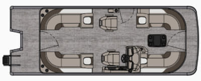 BOATZON | Tahoe Pontoons LTZ Quad Lounger 23 FT 2026
