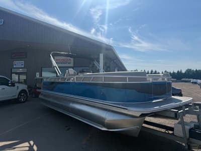 BOATZON | Tahoe Pontoons Sport 85 Cruise Rear Bench 2026 BOATZON | Tahoe Pontoons Sport 85 Cruise Rear Bench 2026