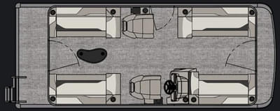 BOATZON | Tahoe Pontoons Sport Quad Lounger 21 FT 2026