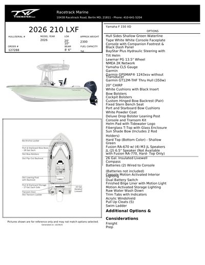 BOATZON | Tidewater Boats 210 LXF 2026