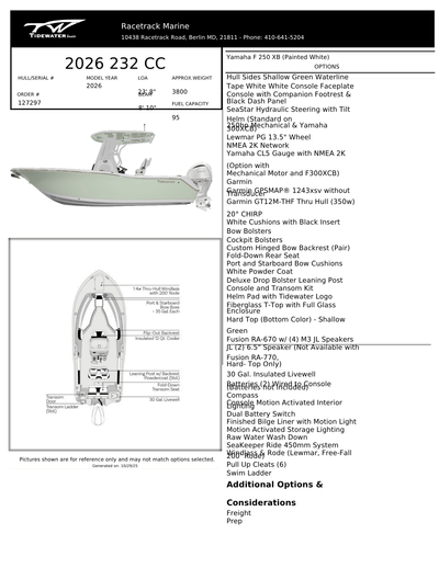 BOATZON | Tidewater Boats 232 CC 2026 BOATZON | Tidewater Boats 232 CC 2026